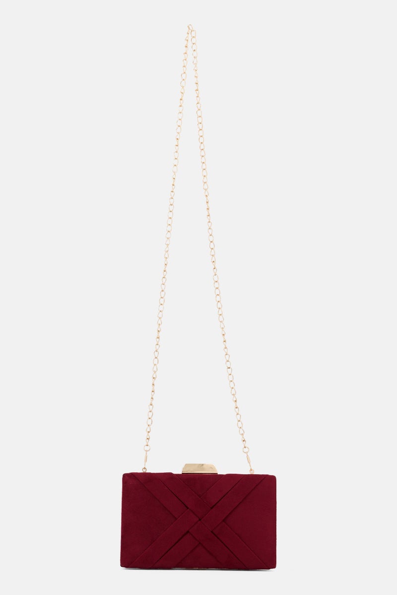 Lavie حقائب يد نسائية سادة، مارون - Image 1