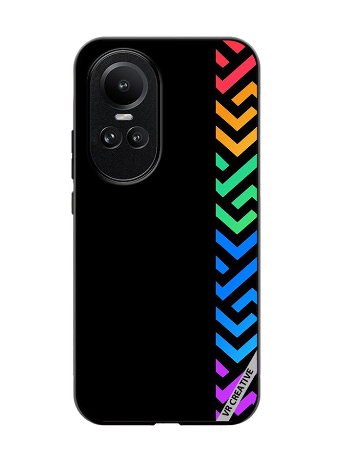 VR CREATIVE Protective Case Cover For Oppo Reno 10 Pro Abstract Design Multicolour - Image 1