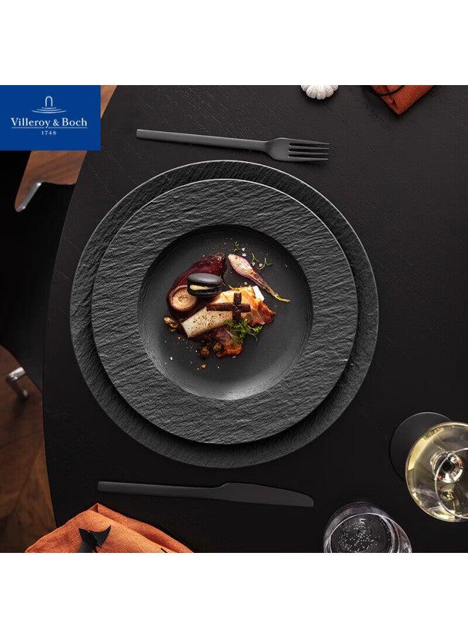 Villeroy&boch , German Imported Tableware Set, Creative Rock-style Western Dinner Plates, Universal Plates And Bowls Set For Home Use, Flat Plate 32cm - Image 5