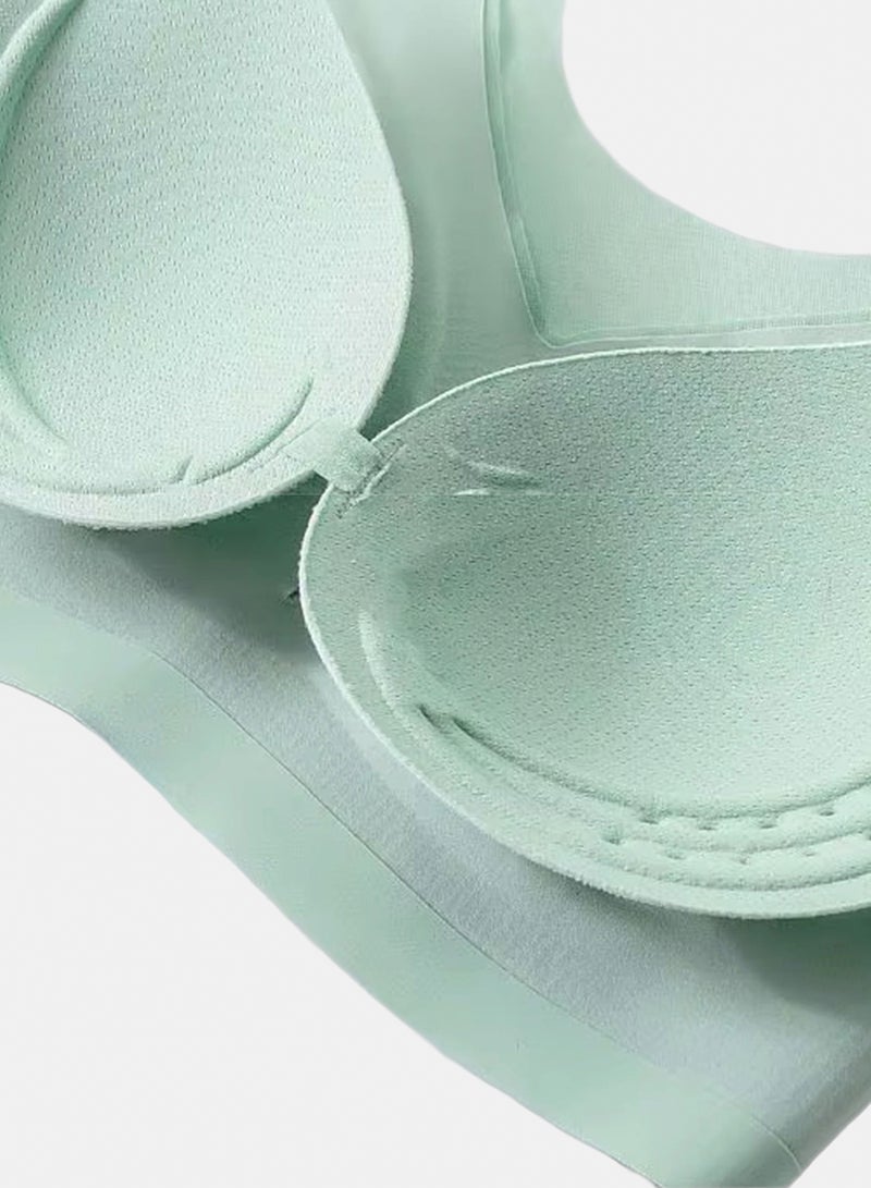 Seamless Wireless Bra for Women, Breathable Padded Bra with Removable Cups, Full Coverage Comfort Bra, Stretchy Soft Support, Everyday Wear, Plus Size Friendly - Image 2