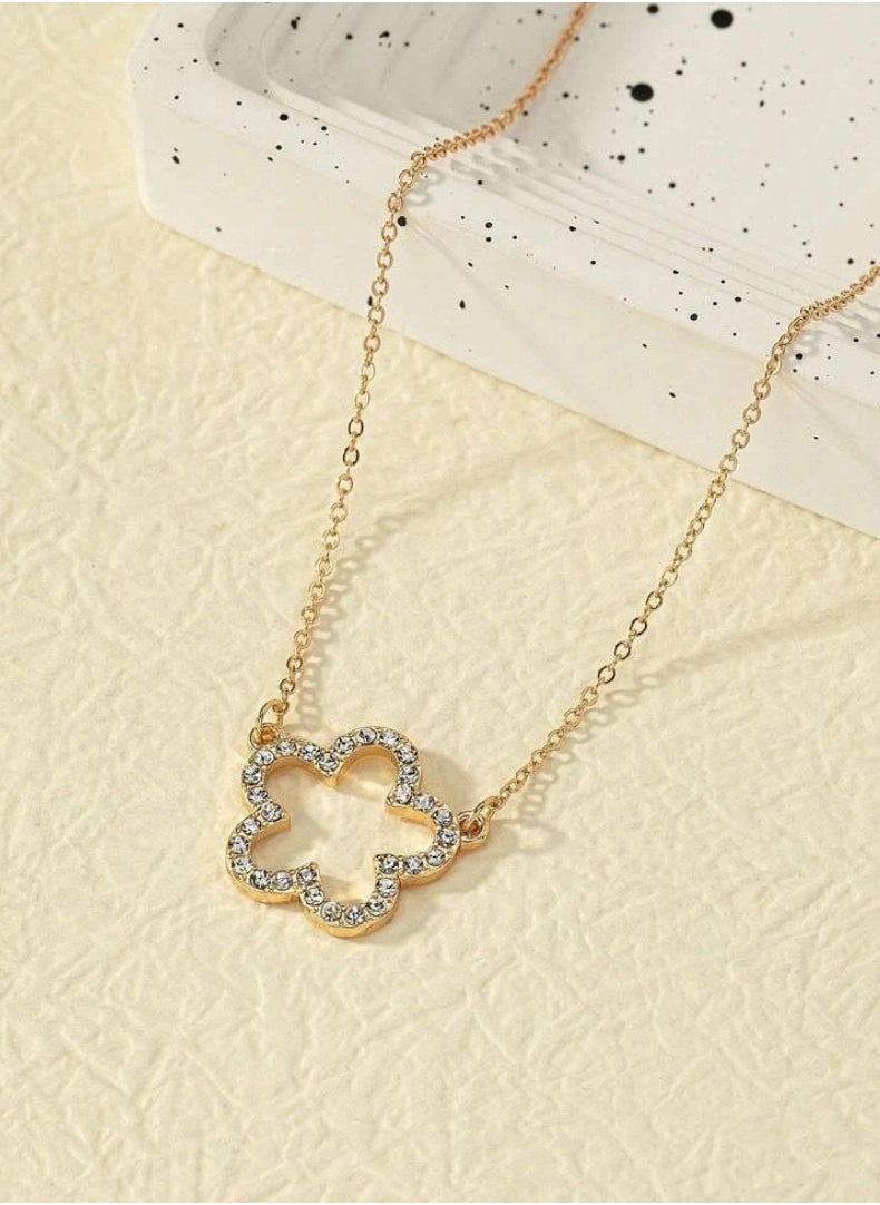 sixtyfour Trendy Gold Plated Necklace For Women  - Image 2