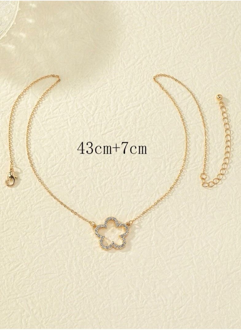 sixtyfour Trendy Gold Plated Necklace For Women  - Image 4