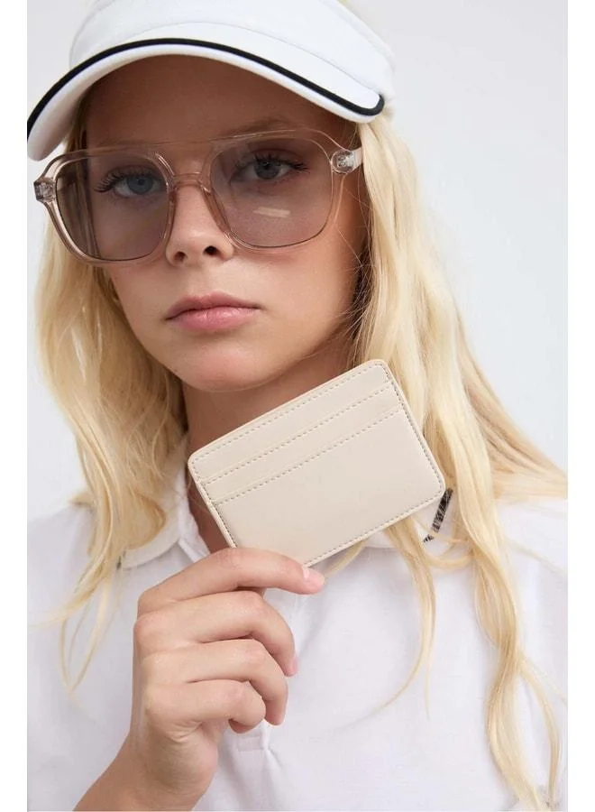 Misson Women's Cardholder Beige.