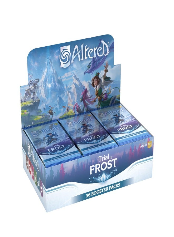 إكوينوكس عرض علبة معززة من Altered Trial by Frost (36 علبة) - بناء مجموعة أوراق لعب فريدة، أسلوب لعب استراتيجي غير قتالي، لعبة بطاقات تداول قابلة للتجميع، للأعمار من 13 سنة فما فوق، لاعبين، مدة اللعب من 20 إلى 30 دقيقة، من إنتاج Equinox - Image 1