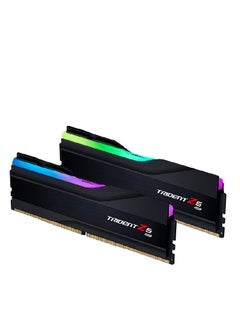 G.Skill ذاكرة Trident Z5 RGB DDR5، سعة 32 جيجابايت (2 × 16 جيجابايت)، سرعة تم اختبارها 6600 ميجاهرتز، زمن استجابة CL34-40-40-105، جهد 1.40، غير مخزن، غير ECC، Intel XMP 3.0، أسود | F5-6600J3440G16GX2-TZ5RK  - Image 2