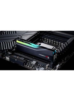 G.Skill ذاكرة Trident Z5 RGB DDR5، سعة 32 جيجابايت (2 × 16 جيجابايت)، سرعة تم اختبارها 6600 ميجاهرتز، زمن استجابة CL34-40-40-105، جهد 1.40، غير مخزن، غير ECC، Intel XMP 3.0، أسود | F5-6600J3440G16GX2-TZ5RK  - Image 4