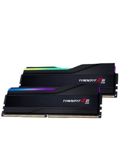 G.Skill ذاكرة Trident Z5 RGB DDR5، سعة 32 جيجابايت (2 × 16 جيجابايت)، سرعة تم اختبارها 6600 ميجاهرتز، زمن استجابة CL34-40-40-105، جهد 1.40، غير مخزن، غير ECC، Intel XMP 3.0، أسود | F5-6600J3440G16GX2-TZ5RK  - Image 3