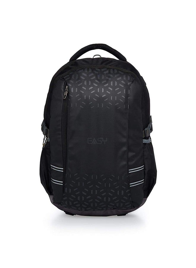EASY Travel Laptop Backpack, 27 Ltr Anti Theft Baggage, 5 Compartments Adjustable Strap Padded Back, 5 Lockable Metal Zipper, Loop, Earphone Port, School Bag College Bag Office Bag Gym Bag - Image 1
