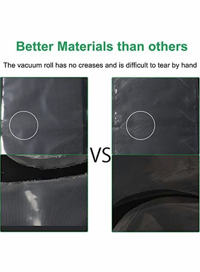 Y&D Vacuum Sealer Bags Rolls - 8" x 16' 3 Pack-Compatible with Food Saver Seal a Meal , Heavy Duty BPA Free Commercial Fresh Bag, Cut to Size for Vac Storage, Prep or Sous Vide - Image 2