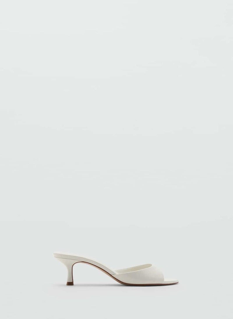 MANGO Kitten-Heel Sandals With Strap  - Image 1