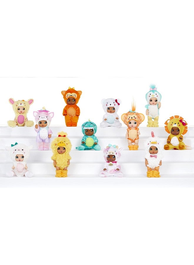 Baby Born Surprise Animal Babies Series 5; Unwrap Surprises; Collectible Baby Dolls W;Soft Swaddle And Bunny Pouch;Dinosaur, Unicorn, Lion, Penguin, Cow. Gift K Ages 3+, Multicolor - Image 2