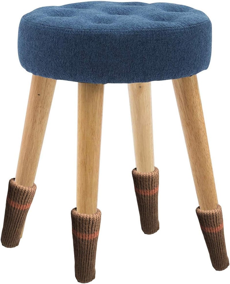 TEKEFT 16pcs Knitting Wool Furniture Socks/Chair Leg Floor Protector (16 Coffee) - Image 5