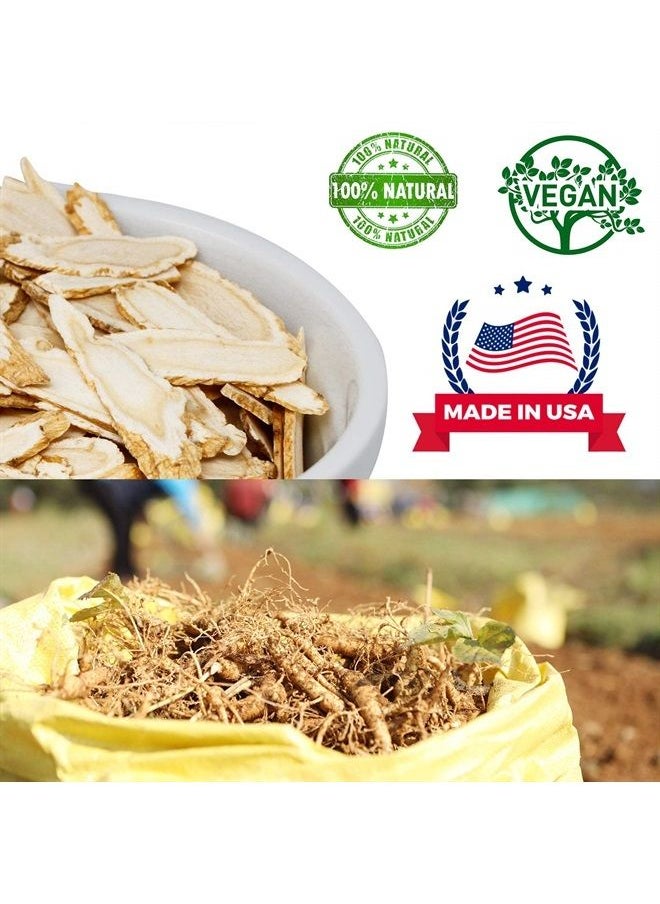 DABC OAK LAND American Ginseng Slices from Wisconsin (Sliced Ginseng Root）Wisconsin Grown!Most People Use It to Make Ginseng Tea! Good for Health! (American Ginseng Slices (Long Strip), 2 Packs of 8 Ounces)  - Image 5