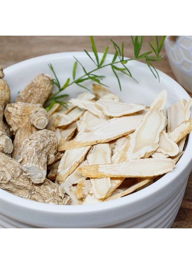 DABC OAK LAND American Ginseng Slices from Wisconsin (Sliced Ginseng Root）Wisconsin Grown!Most People Use It to Make Ginseng Tea! Good for Health! (American Ginseng Slices (Long Strip), 2 Packs of 8 Ounces)  - Image 2