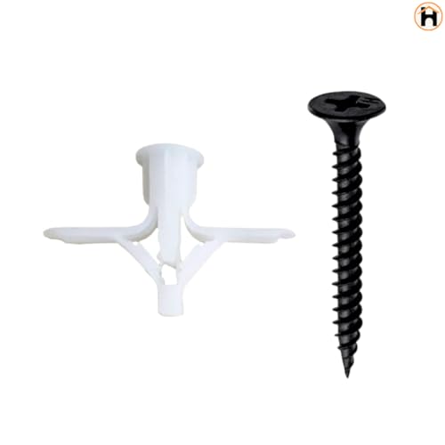 Homdum Assorted Nylon Wall Plugs I Sleeve Gitt I Toggle Anchor Plug I Pack of 270Pc - Image 3