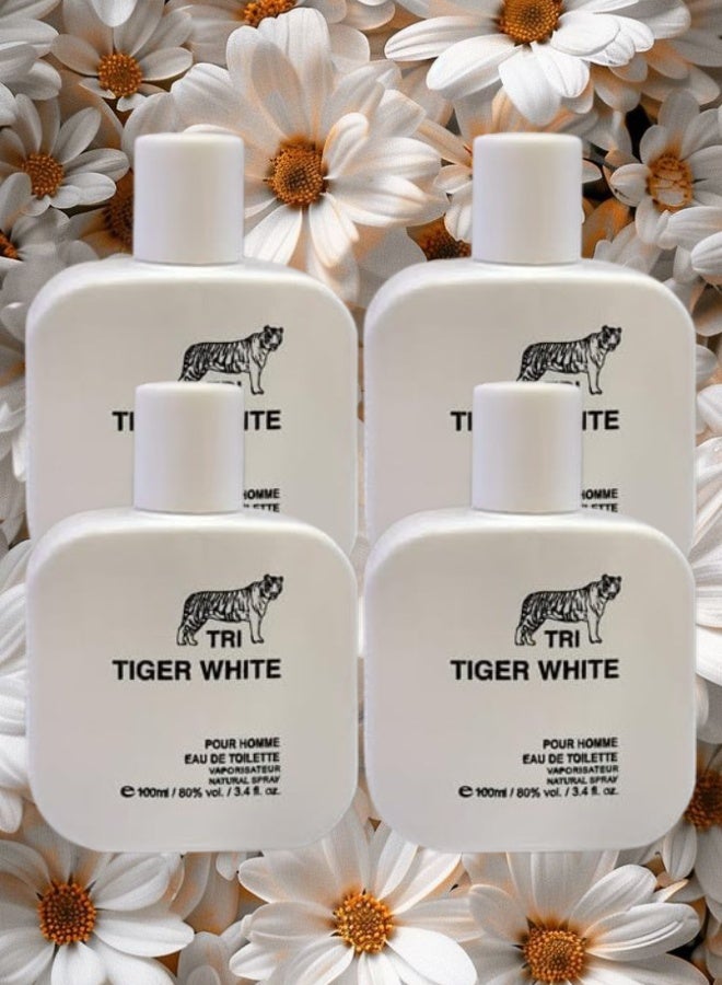 تي أر آي 4 قطع عطر تاجر وايت 100مل - Image 1