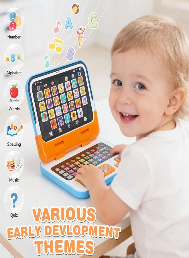 Dreamon Learning Toy for 1 2 3 Years Old Boys Girls, Learning Laptop Toys for Toddlers Ages 2-4 with Music & Sound, 2-in-1 Early Educational Laptop with a Detachable Tablet, Gifts for Age 12-18 Months - Image 2