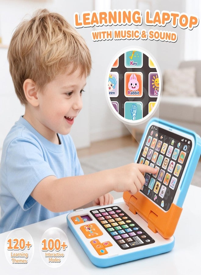Dreamon Learning Toy for 1 2 3 Years Old Boys Girls, Learning Laptop Toys for Toddlers Ages 2-4 with Music & Sound, 2-in-1 Early Educational Laptop with a Detachable Tablet, Gifts for Age 12-18 Months - Image 3