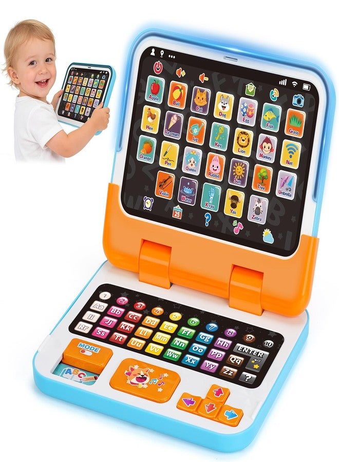 Dreamon Learning Toy for 1 2 3 Years Old Boys Girls, Learning Laptop Toys for Toddlers Ages 2-4 with Music & Sound, 2-in-1 Early Educational Laptop with a Detachable Tablet, Gifts for Age 12-18 Months - Image 1