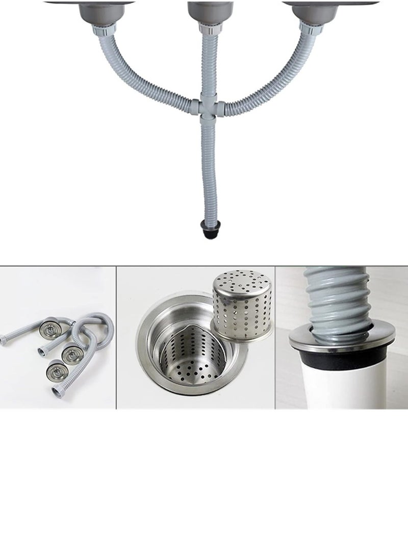 Kana - Sink hose Triple drain directly attached to the sink - Image 1