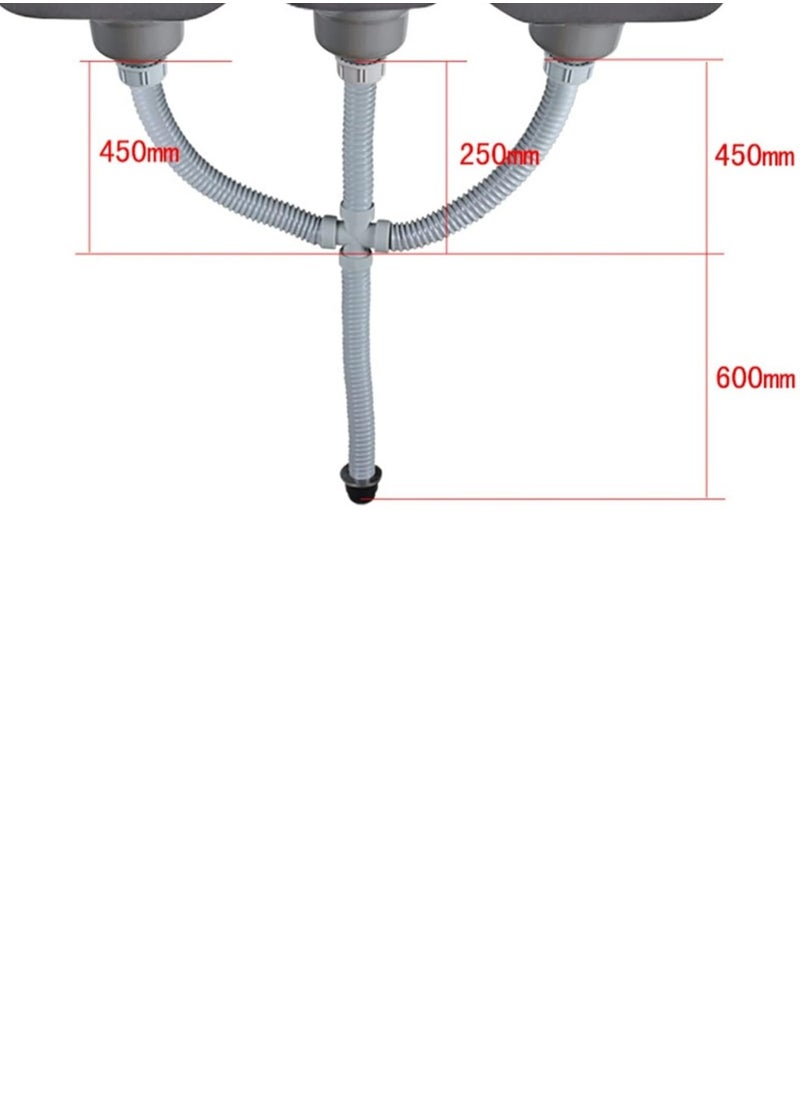 Kana - Sink hose Triple drain directly attached to the sink - Image 1
