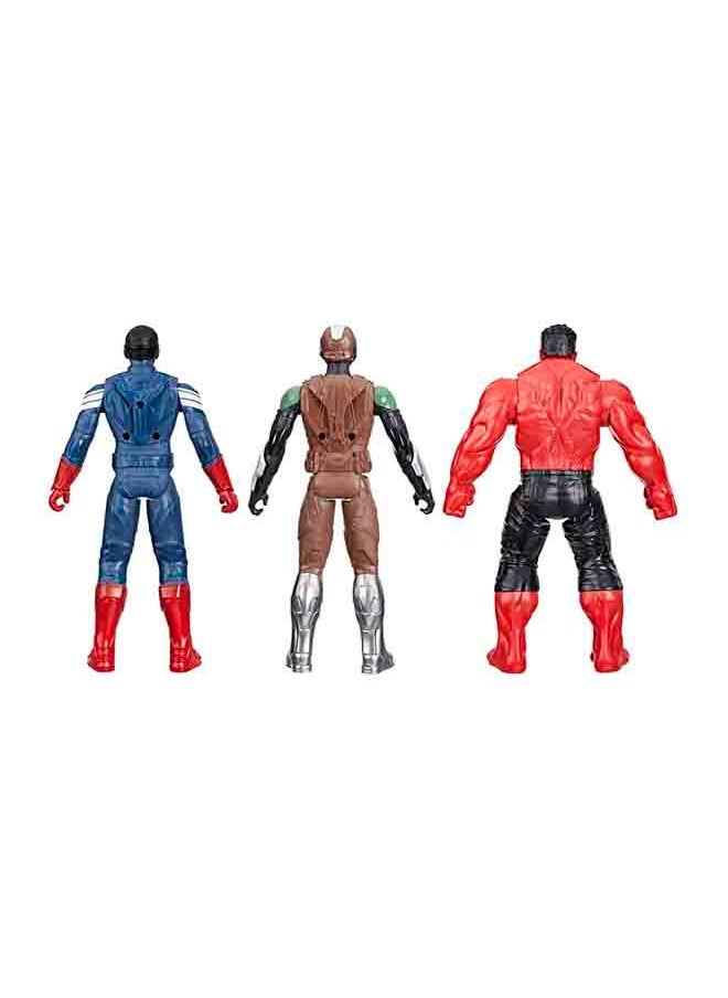 HASBRO - GAMING - Marvel Avengers Captain America: Brave New World Titan Hero Series Multipack - Image 1