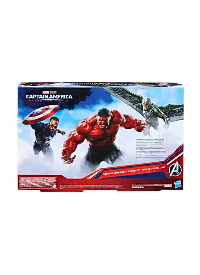 HASBRO - GAMING - Marvel Avengers Captain America: Brave New World Titan Hero Series Multipack - Image 1