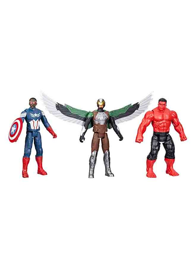 HASBRO - GAMING - Marvel Avengers Captain America: Brave New World Titan Hero Series Multipack - Image 1