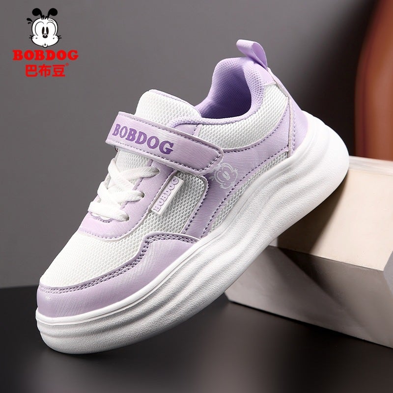 Babu Bean Children'S Board Shoes Girls Breathable Mesh Surface Spring Style Middle And Large Children'S Lightweight Girls Casual Shoes - Image 2