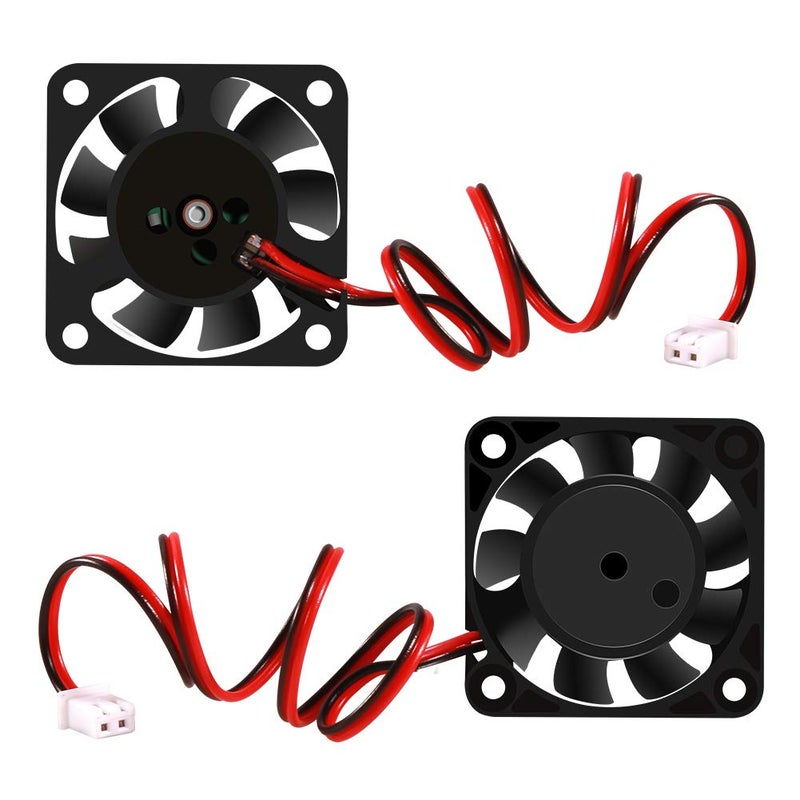 UMLIFE 4PCS 3D Printer Brushless Cooling Fan 40x40x10mm DC24V Oil Bearing Blower Fan Turbo fan with 2 Pin Terminal for Hotend Extruder Heatsinks Makerbot MK7 MK8 CPU Chip Arduino Creality Ender 3 Ender 3 Pro  - Image 3