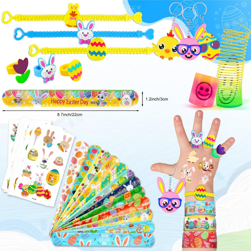 WEARXI 100PCS Prefilled Easter Eggs with Toys, Easter Basket Stuffers, Easter Eggs Filled, Easter Basket Stuffers for Toddler Teens Boy Girl, Plastic Easters Egg, Party Favors Easters Gifts for Kids - Image 3