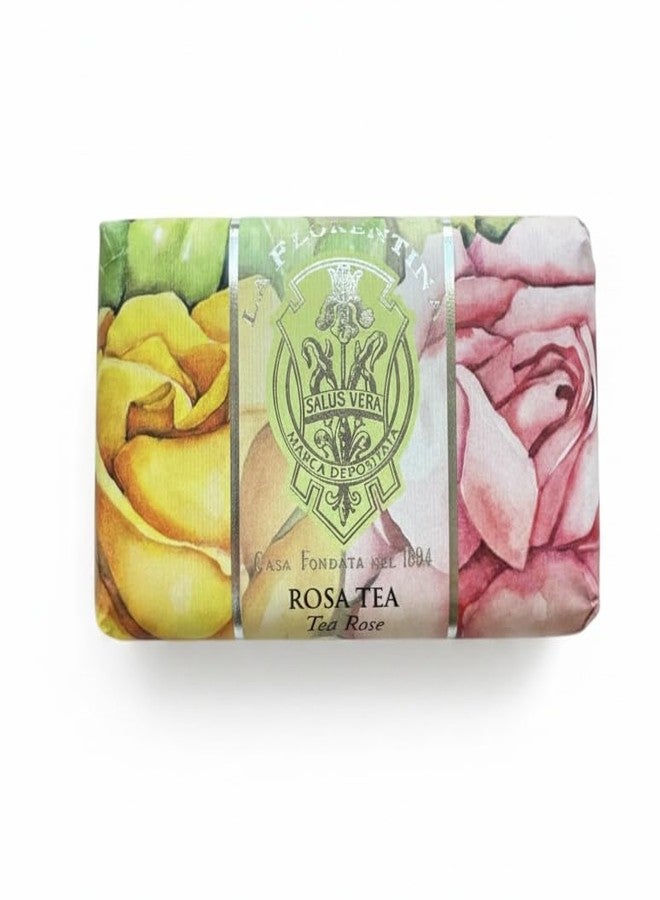 LA FLORENTINA Tea Rose - ROSA TEA Italian Bath Soap 9.7 oz - 275g - Image 1