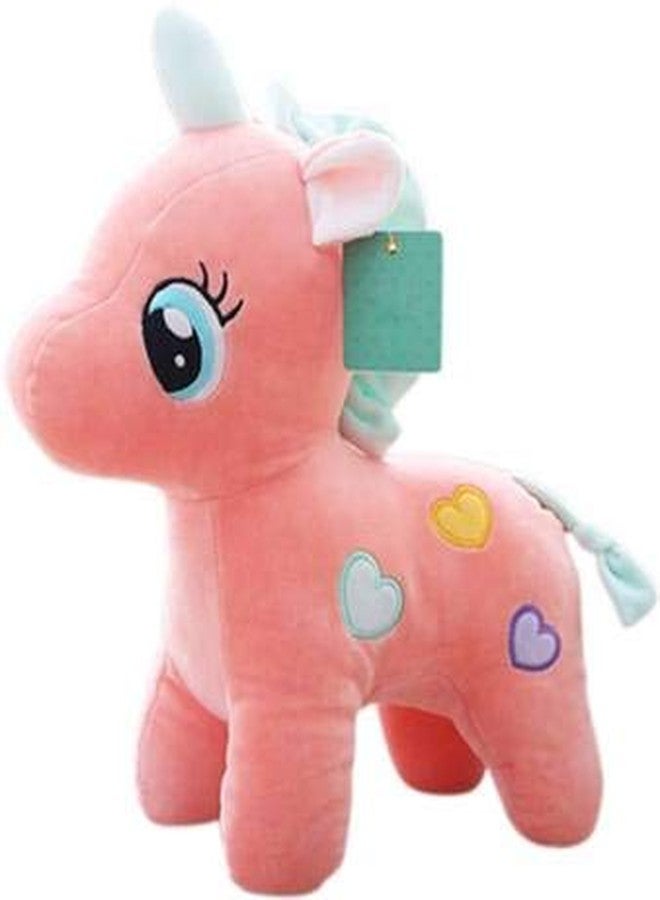 CHIRKUT Unicorn Cute Stuffed Plush Soft Toy for Kids Lovable Huggable Perfect Present for Birthday, Babies & Children (Size: 30cm, Color: Pink) - Image 1