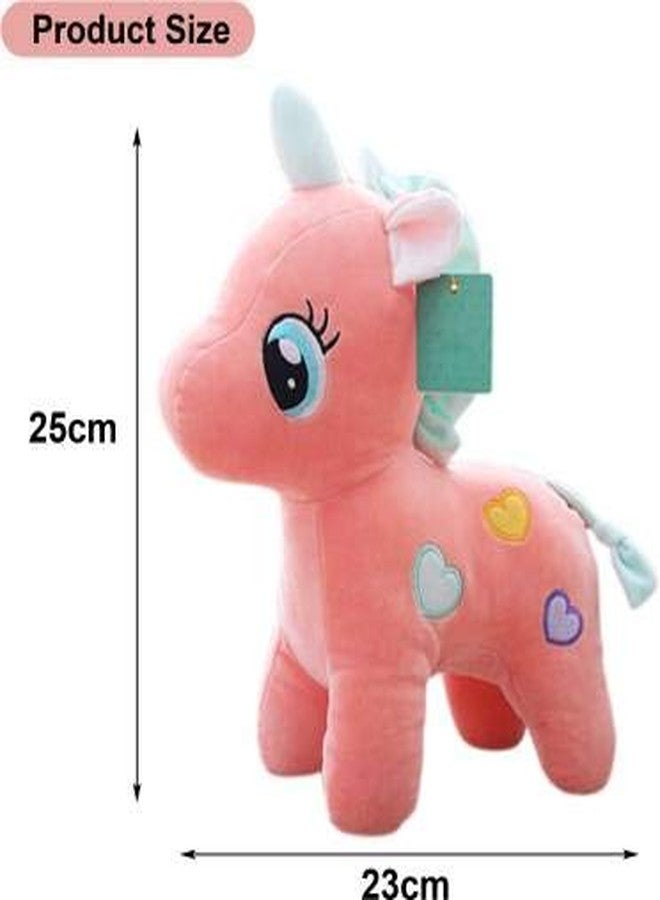 CHIRKUT Unicorn Cute Stuffed Plush Soft Toy for Kids Lovable Huggable Perfect Present for Birthday, Babies & Children (Size: 30cm, Color: Pink) - Image 3