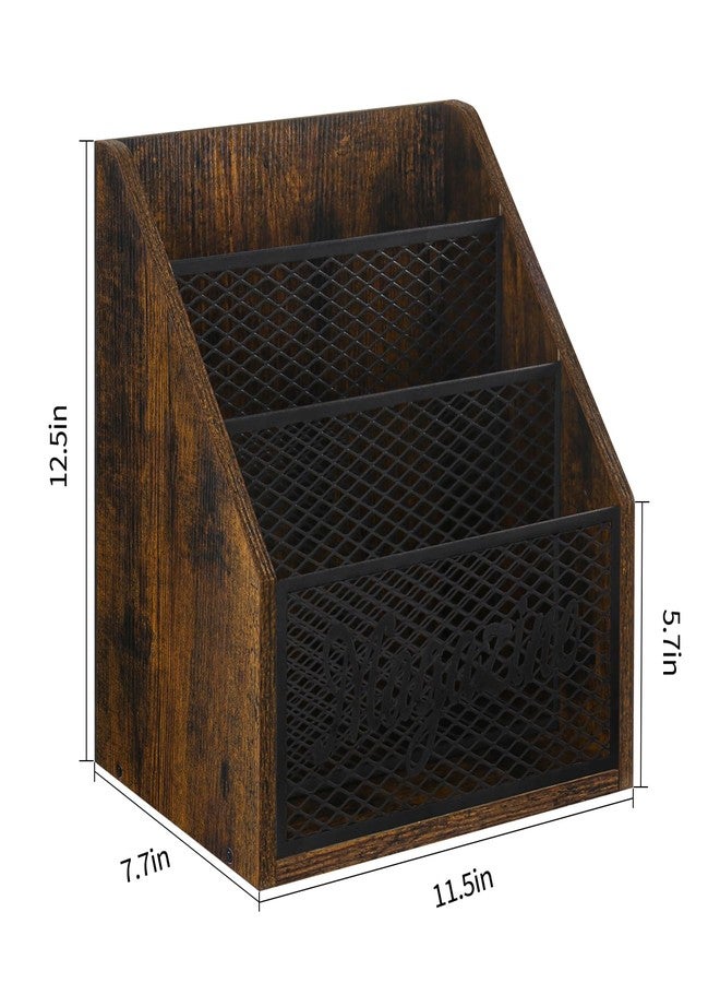 YINMIT Magazine Holder,Stepped 3 Tier Magazine Rack Floor,Magazine Storage Basket,File Holder Organizer,Folder Organizer Bin for Magazines,Books,Newspapers,Tablets - Image 4