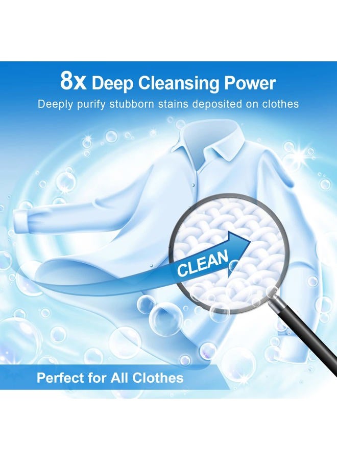 Binbata Laundry Detergent Sheets, Up To 128 Loads Hypoallergenic Eco-Friendly Unscented Biodegradable Plastic Free Liquidless Sheets Suitable for Sensitive Skin - Image 2