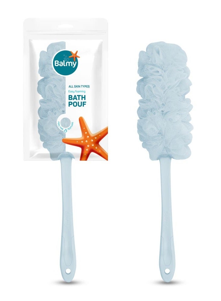 Balmy Bath Pouf With Handle - Image 2