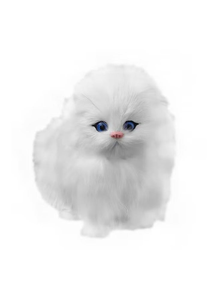 Simulation Cat Plush Toy 21x9x16cm