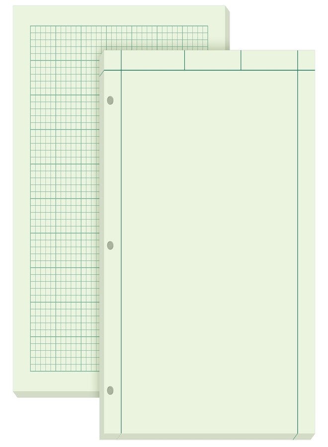 Seajan 2 Pcs Engineering Computation Pad Engineer Pad 8.5 x 11 Inches Engineering Notebook Graph Paper Notebook, 5 Squares Per Inch Evidence Engineering Pad, 100 Sheets/Pack (Green) - Image 1