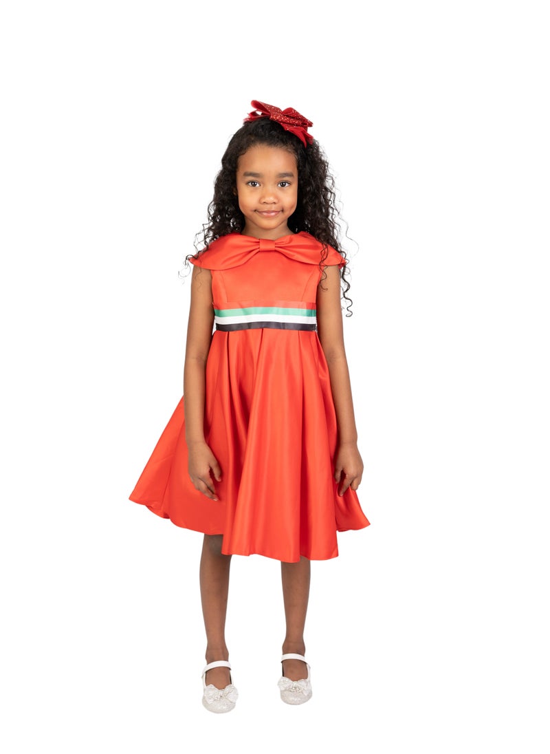 D'Daniela Sleeveless Bow Dress - Image 2