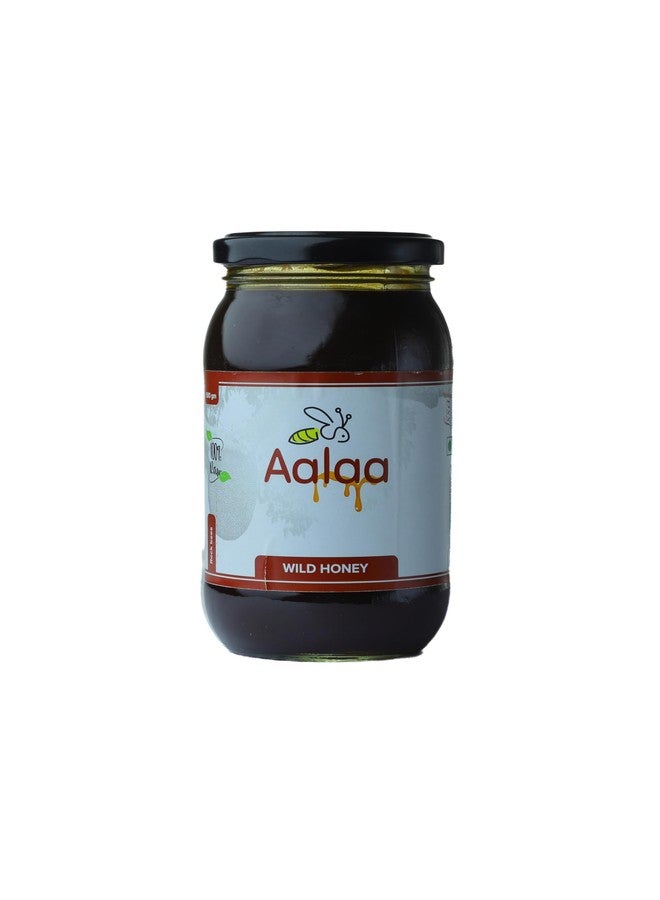 AALAA عسل علاء، عسل طبيعي نقي 100%، خام وغير معالج، غني بالعناصر الغذائية، من غابات برية، 500 غرام - Image 1