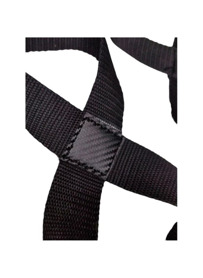 MD Stay Fit Figure 8 Weight Lifting Straps with Wrist Protection Pad, for Gym Weightlifting color black - Image 4