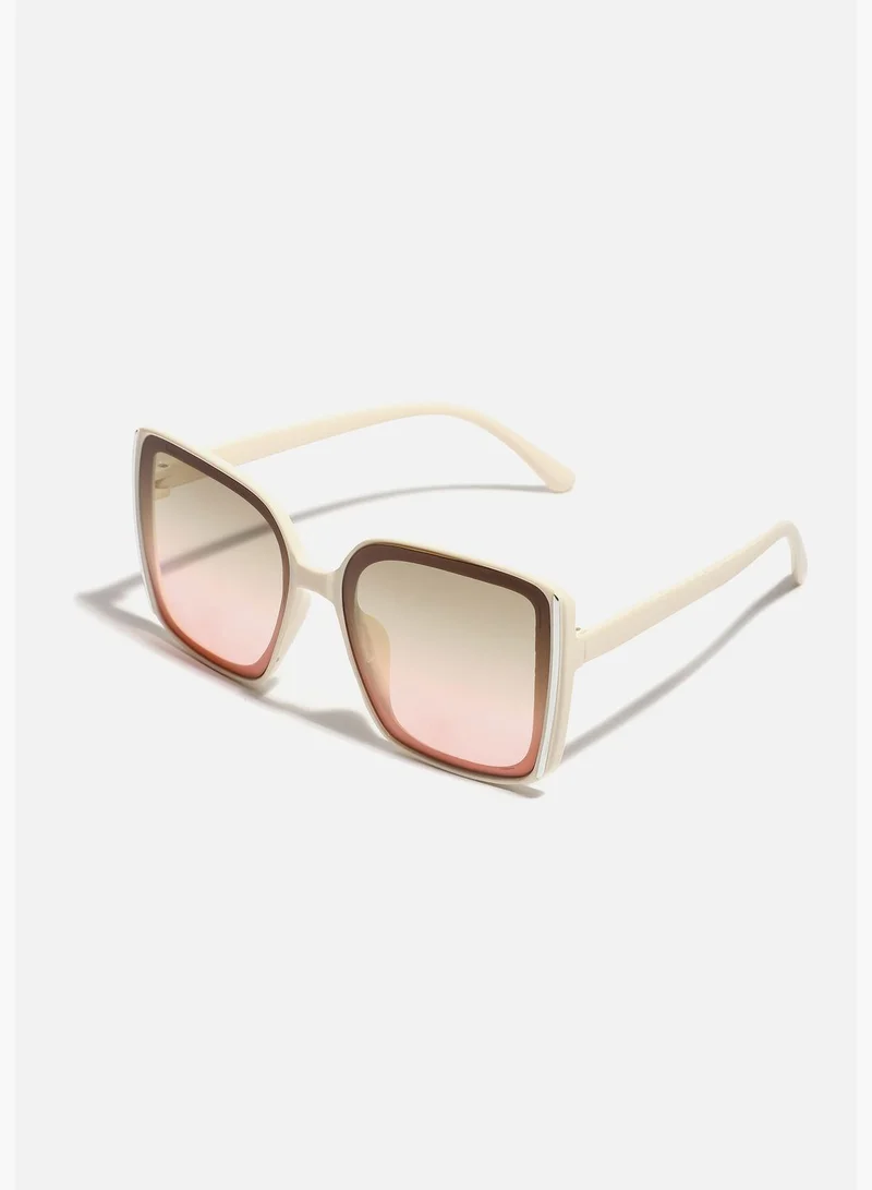 Haute Sauce Full Rim Oversized Sunglass