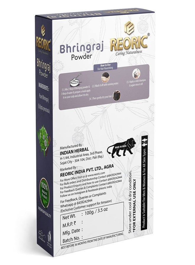 Reoric Amla Reetha Shikakai Bhringraj Neem Powder, 500g, Pack of 5 - Image 5