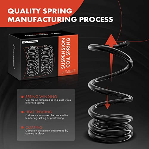 A-Premium مجموعة زنبرك تعليق أمامي من A-Premium مكونة من 2 قطعة متوافقة مع شيفروليه سيلفرادو 1500 كلاسيك تاهو و GMC سييرا يوكون، جانب السائق والراكب - Image 2