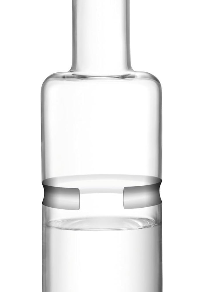 LSA Horizon Decanter 180ml 2pack Clear Crystal Glass with Cut Design for Whiskey, Bourbon, or Spirits, Made in Poland - Image 2