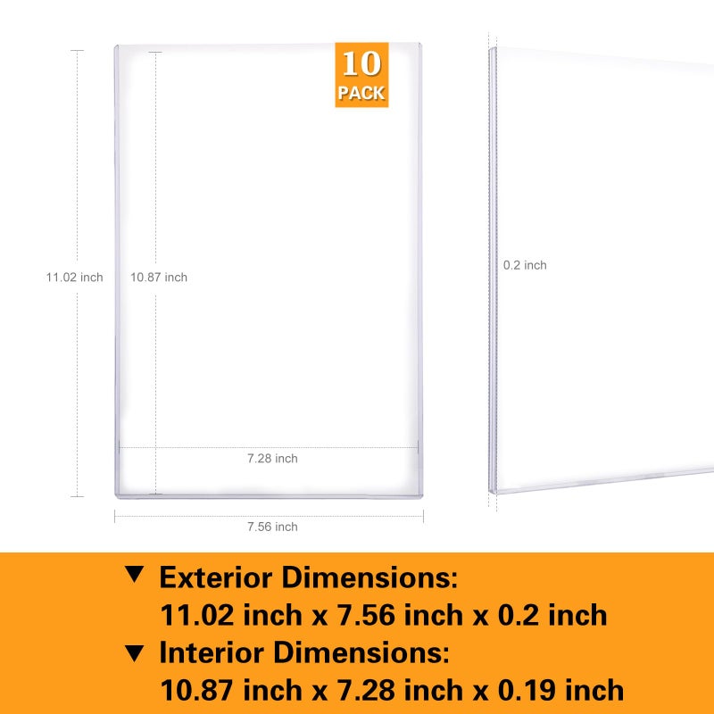 Prilino 10ct Silver-Age Comic Book Toploaders - Crystal Clear Comic Book Top loaders, Premium PVC Comic Book Topload, Hard Plastic Comic Book Holders, Protection for Display, Storage, Collection - Image 2