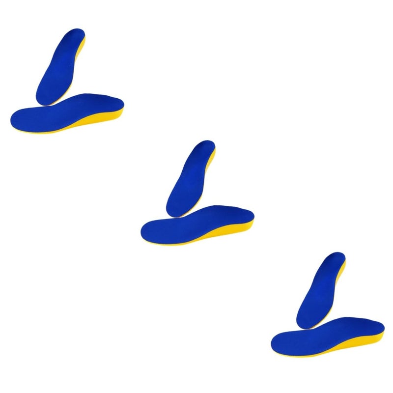Arch Support Insoles 3 Pairs Breathable Orthotic For Boys Girls All Shoe Types - Image 2