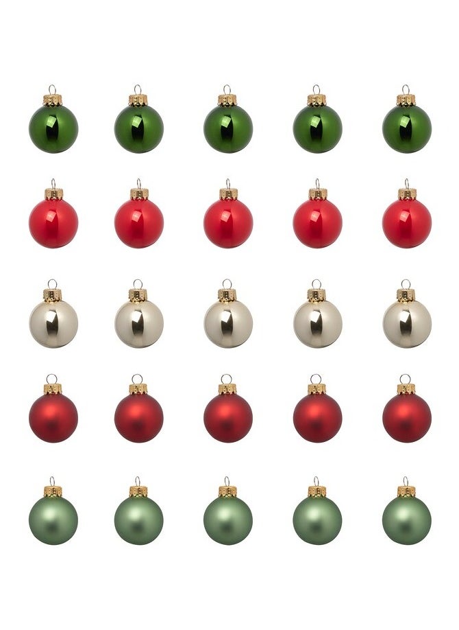 Generic VINTERFINT Decoration, bauble, glass mixed colours, 3.5 cm 25 pieces  - Image 1