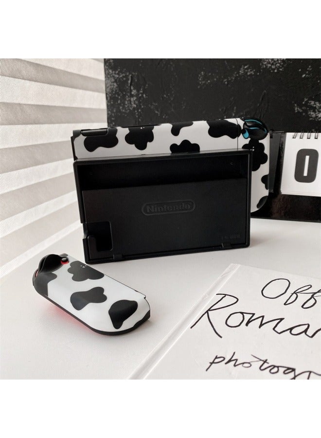 Loquat Trade Switch Protective Cover IMD Painted Star Card Nintendo Game Machine TPU Soft Case Split-Model:Milk Pattern  - Image 5